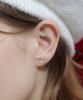 Tou [Silver925] 131 Sparkling Mini Heart Earring