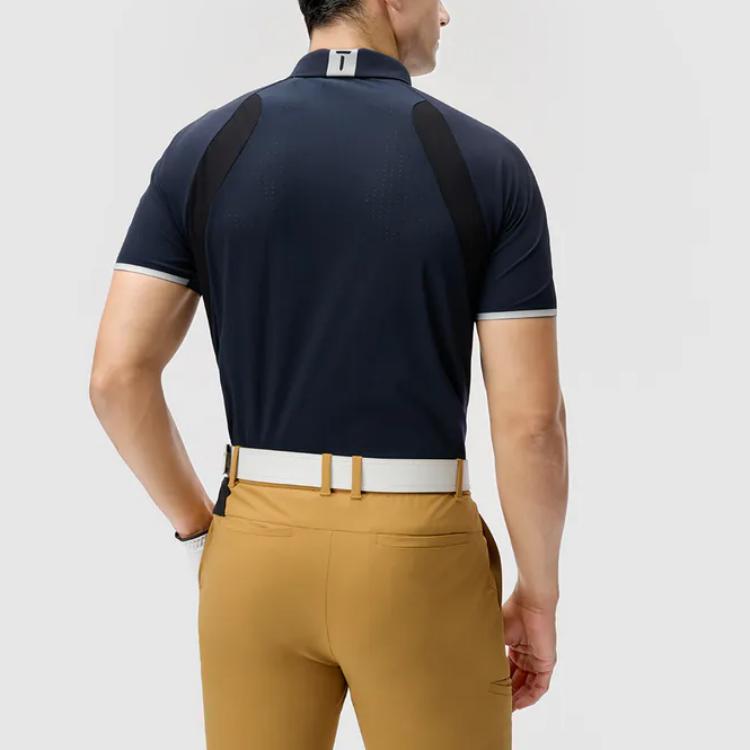 New FILA Polo Shirt Men's Tide Blue A11M435126FDB