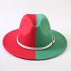 Popular European and American Classic Double-color Wide-brimmed Top Hat Men's and Women's Fashion OL Style Cowboy Hat Jazz Hat