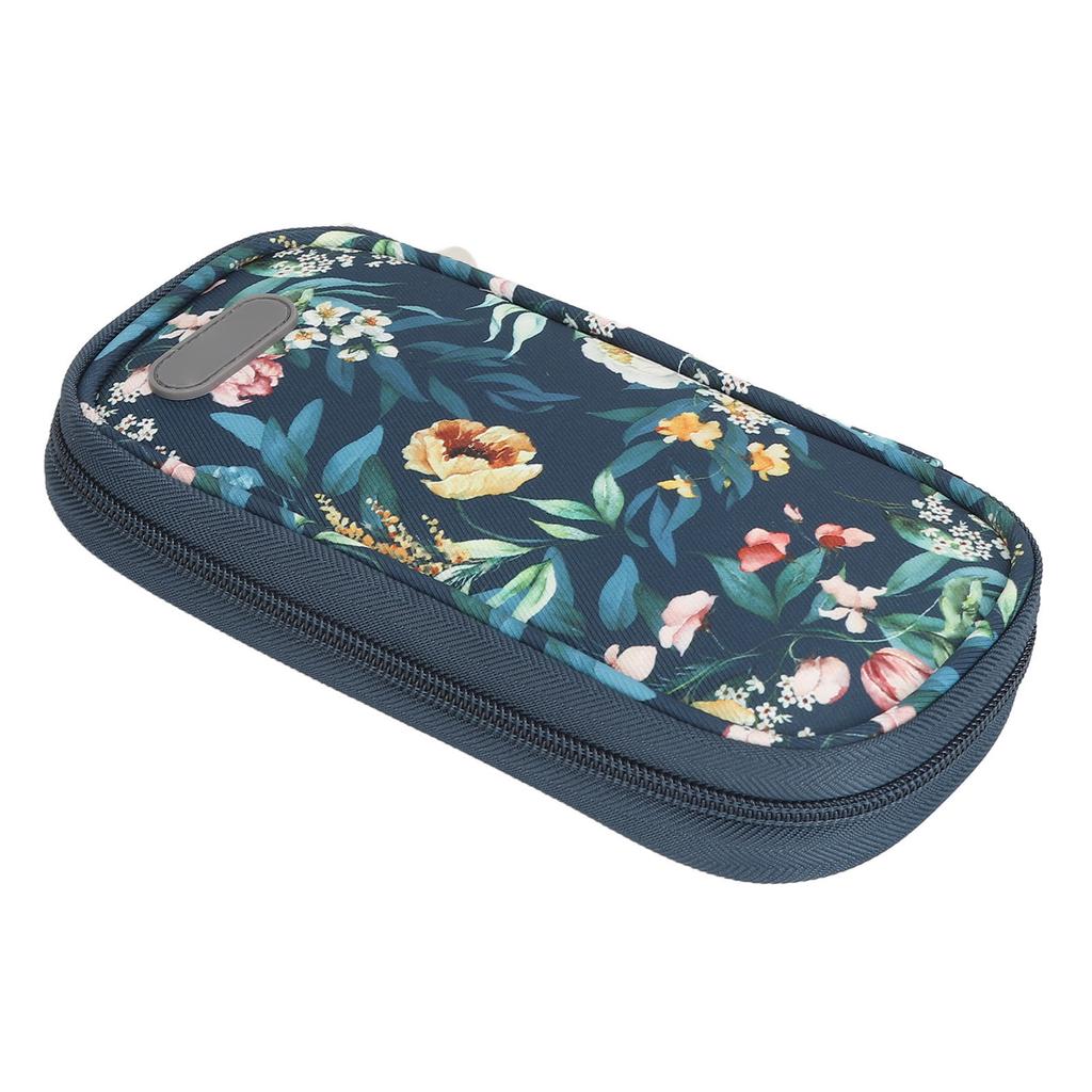 Insulin Cooler Bag Portable Lightweight Improved Insulation Convenient for Insulin Pen Glucose Monitor Blue Bottom