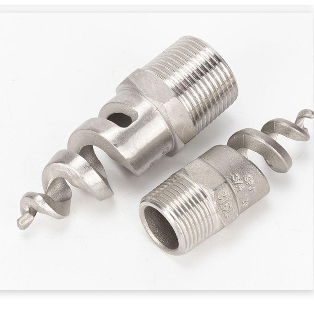 Male Thread Spiral Nozzle Stainless Steel Atomization Nozzle Jet Nozzle Lawn Sprinkler