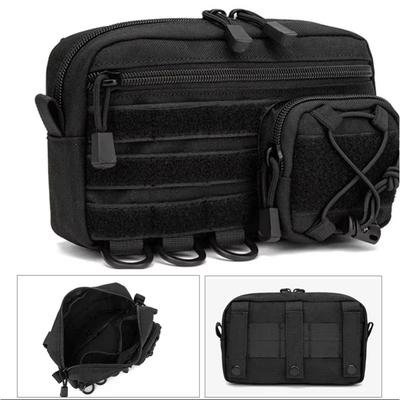 1000D EDC Tasche Molle Organizer Tasche Mehrere Taschen Utility Tasche Werkzeug Aufbewahrungstasche Handyhalter für Outdoor Jagd Bauchtasche