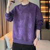 2026 Spring/Autumn Men's Casual Korean Style Round Neck Long Sleeve Hoodie