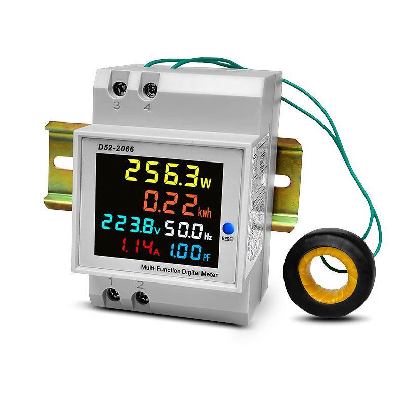 D52-2066 Smart Single-Phase Rail-Type Electric Meter 220V