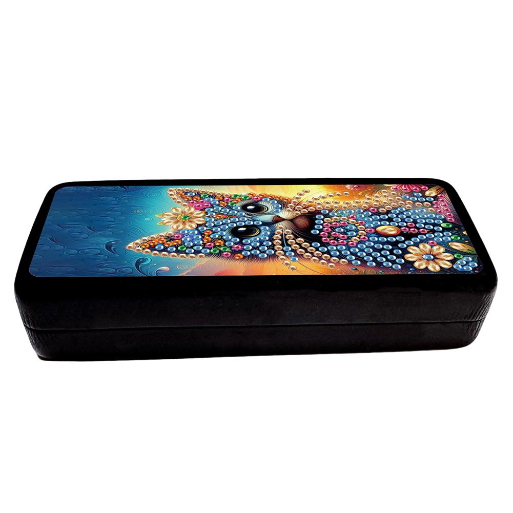 DIY Diamond Painting Glasses Storage Box Diamond Art Sunglasses Case Diamond Art Sunglasses Storage Case for Adults Beginners