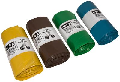 Brauner Bioabfall-Recyclingbeutel 120L A10 - D-300-0135