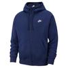 Nike Herren Sportbekleidung Club Kapuzenpullover mit durchgehendem Reißverschluss