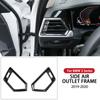 Pentru BMW Seria 3 G20 G28 - Autocolant ornamental pentru capacul de evacuare a aerului condiționat lateral din fibră de carbon