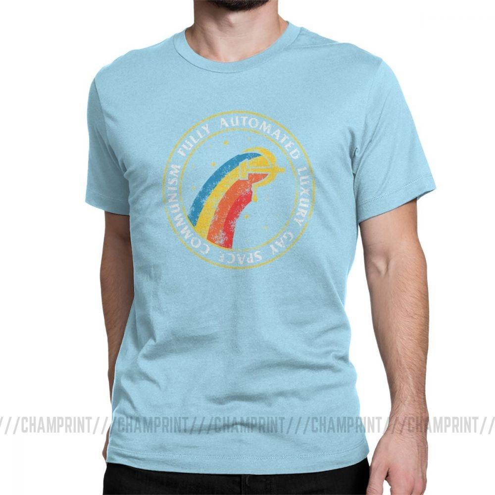 Fully Automated Luxury Gay Space Men S T Shirt Communism Marxism Socialism T Shirts Cccp Ussr