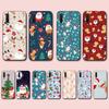 Christmas Cartoon New Year Phone Case For Xiaomi Mi 5X 8 9 10 11 12 lite pro 10T PocoX3pro PocoM3 Note 10 pro lite