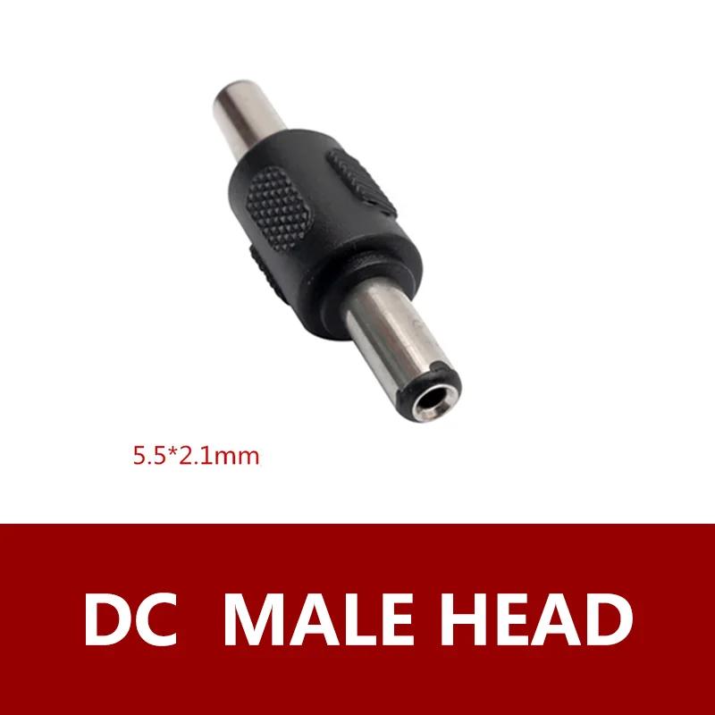 

5/20PCS 5.5*2.1MM DC Connector Plug Conversion Head Jack Double Male to Male Female to Female Panel For CCTV Mounting Adapter 5PCS
