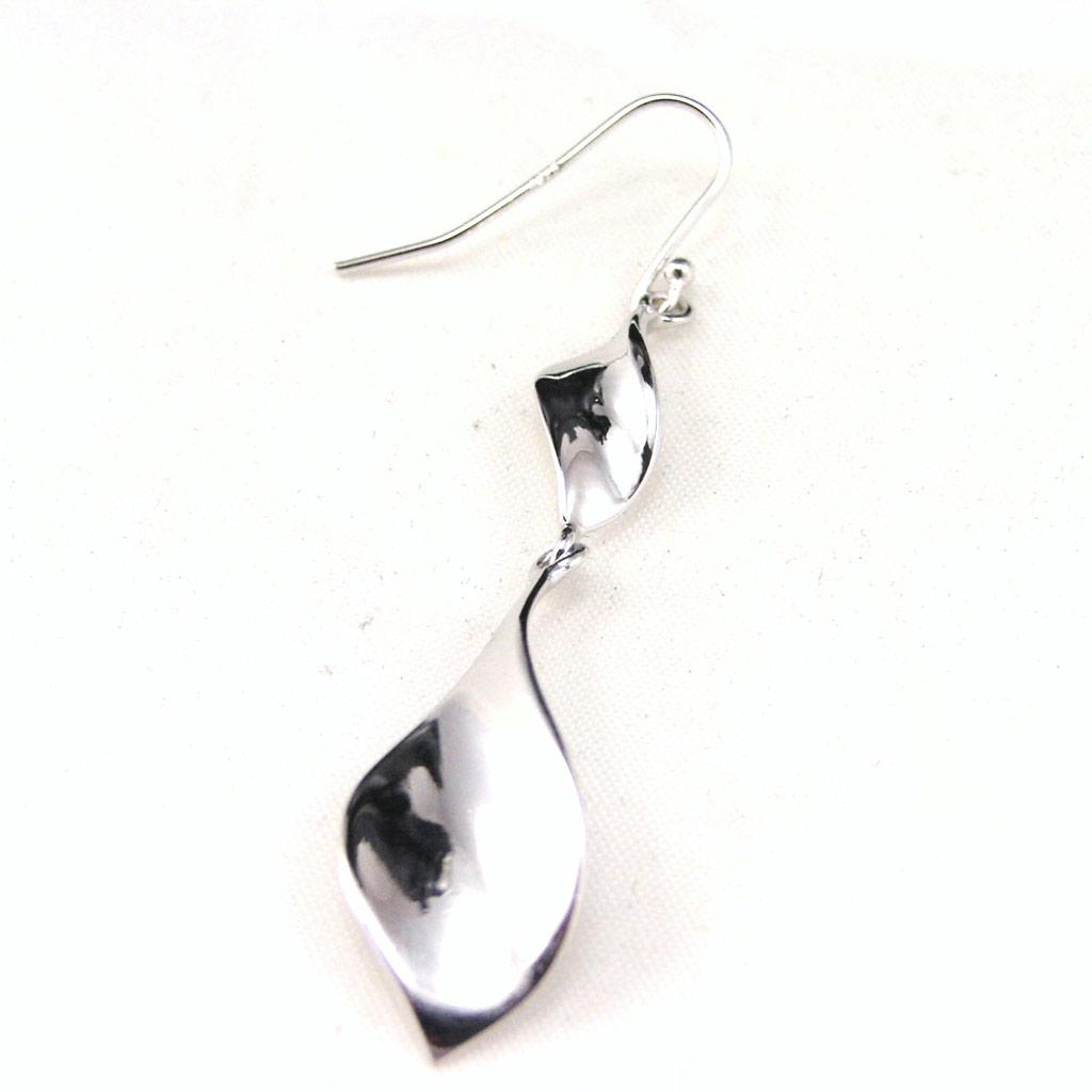 Les Trésors De Lily [F6180] - Silberne „Choreographie“-Ohrringe