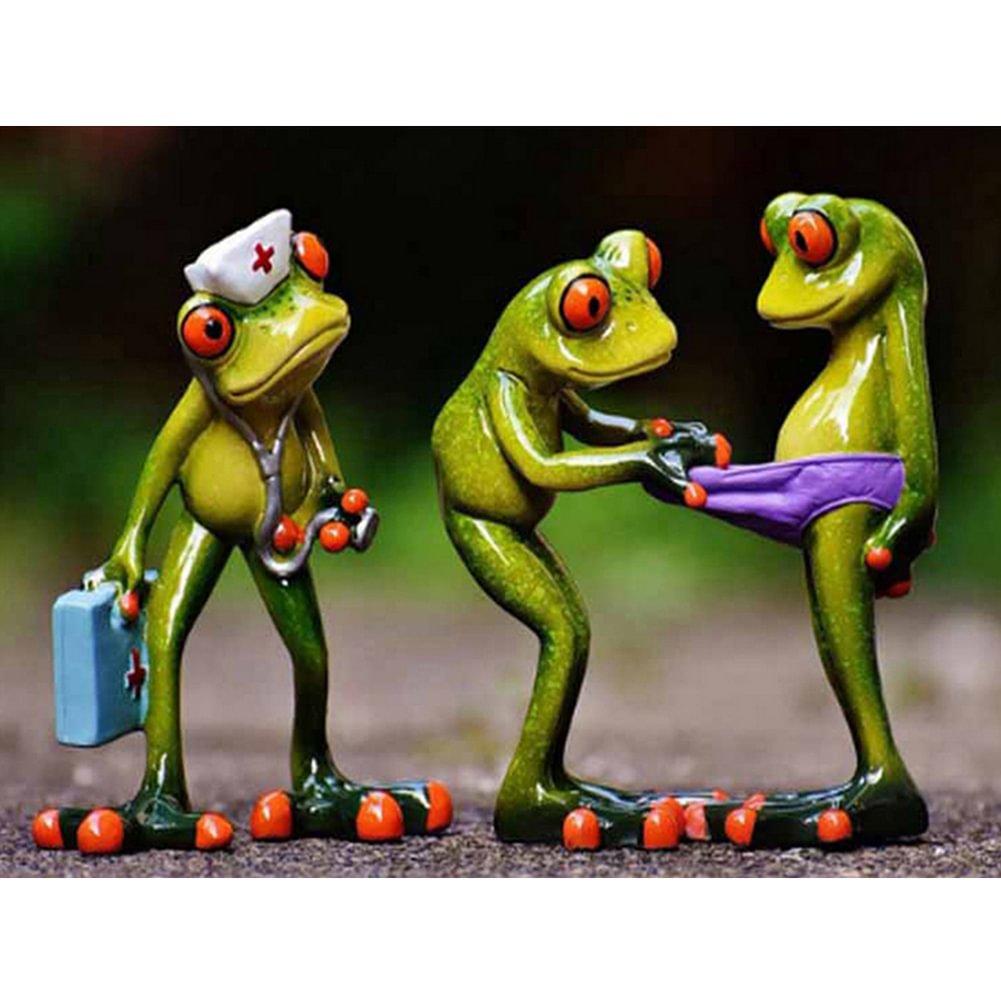 

5D наборы для алмазной живописи для взрослых, лягушка DIY, полная дрель, хрустальные стразы, искусство и ремесла, художественные краски из драгоценных камней с бриллиантами, домашний декор стен