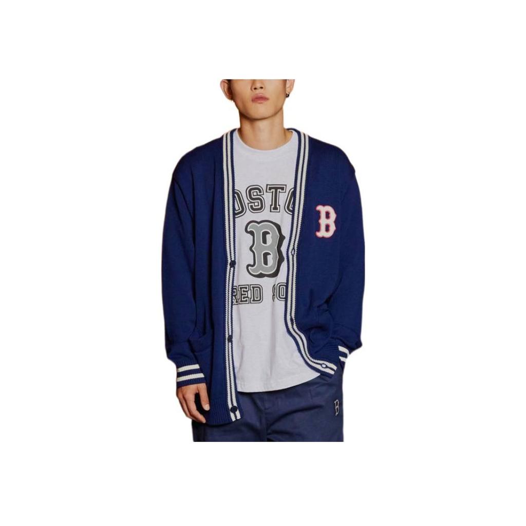 New MLB Knitwear Unisex Marine Blue 3AKCV0131-43NYS