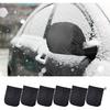 Ziciner 6 PCS Waterproof Side View Mirror Covers with Drawstrings, Snow Ice Mirror Protective Equipment for Auto In Winter