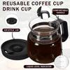 Yungyan 2 Pcs 16 oz Coffee Pot Mug with Spill Proof Lid Unique Coffee Mugs Novelty Funny Cool Coffee Mug That Friends Coworkers Will Talk About for