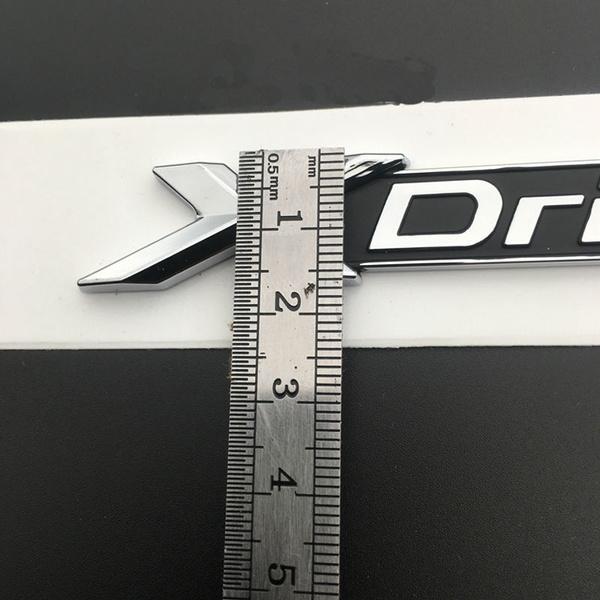 ABS Chrome Car XDrive Emblem Trim Sticker X Drive 20i 25i 28i 30i 35i 40i 48i 50i For X1 X3 X4 X5 X6