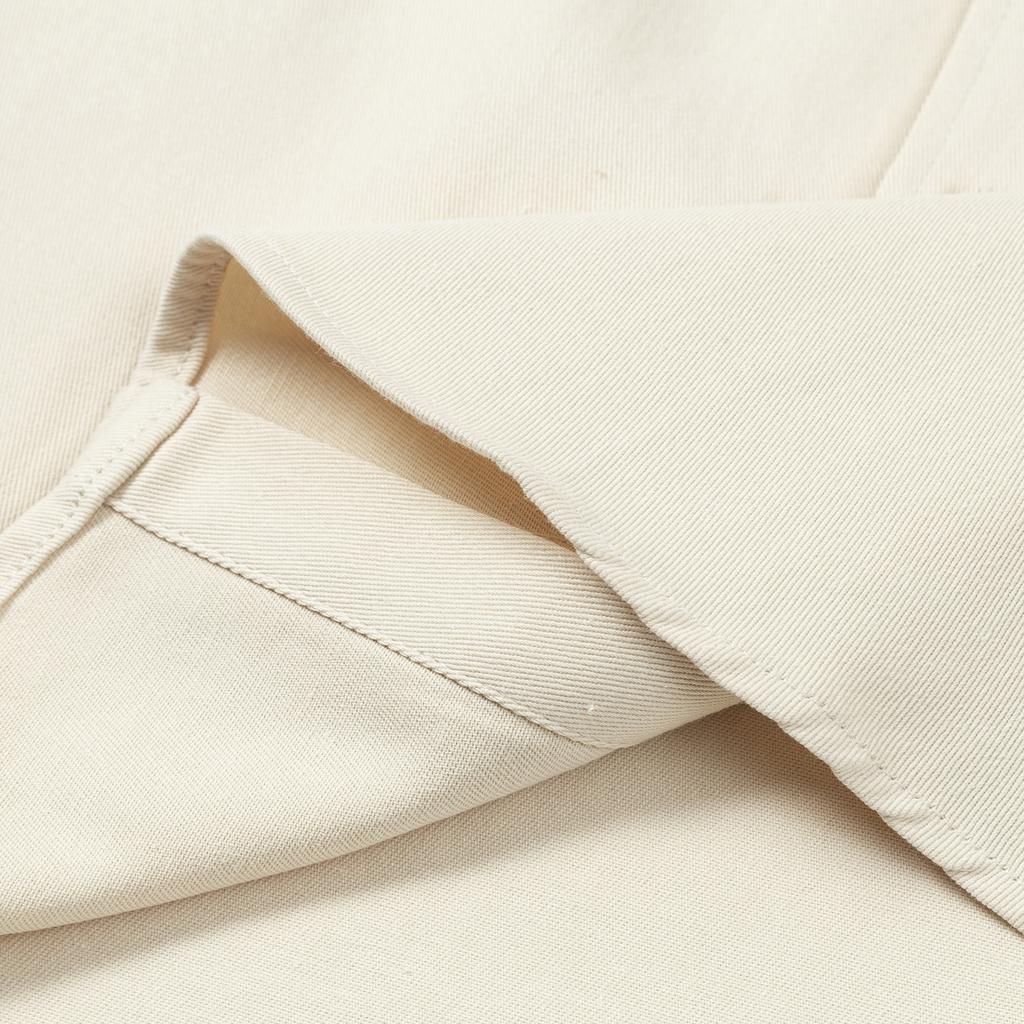 2215 AMI Autumn and Winter Classic Green Heart Embroidered Casual Cotton Solid Color Long Sleeved Shirt on the Chest