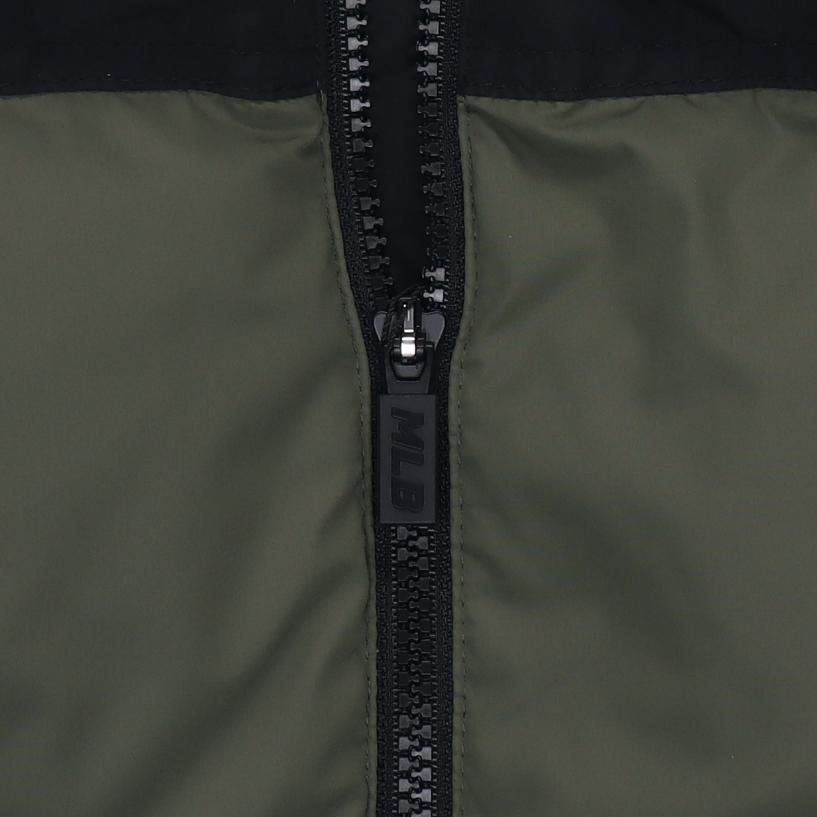 New MLB Base Logo Down Jackets Women's Green 31DJ05961-50K