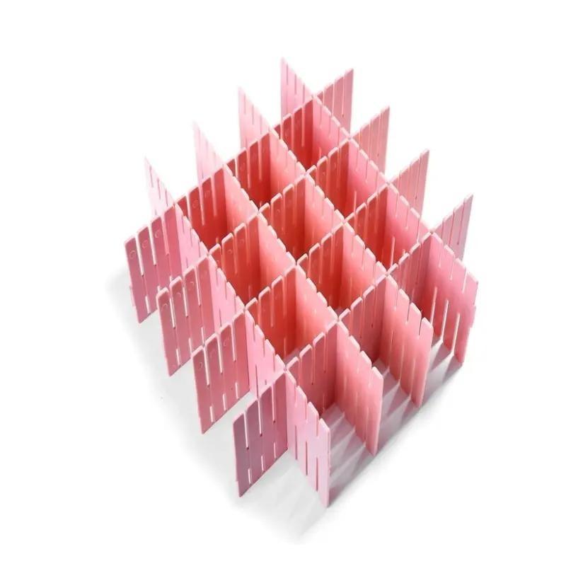 Top Quality Pink Divider Adjustable Household Storage Cabinet Combination Underwear Socks Sundries Cajones Escritorio Drawer
