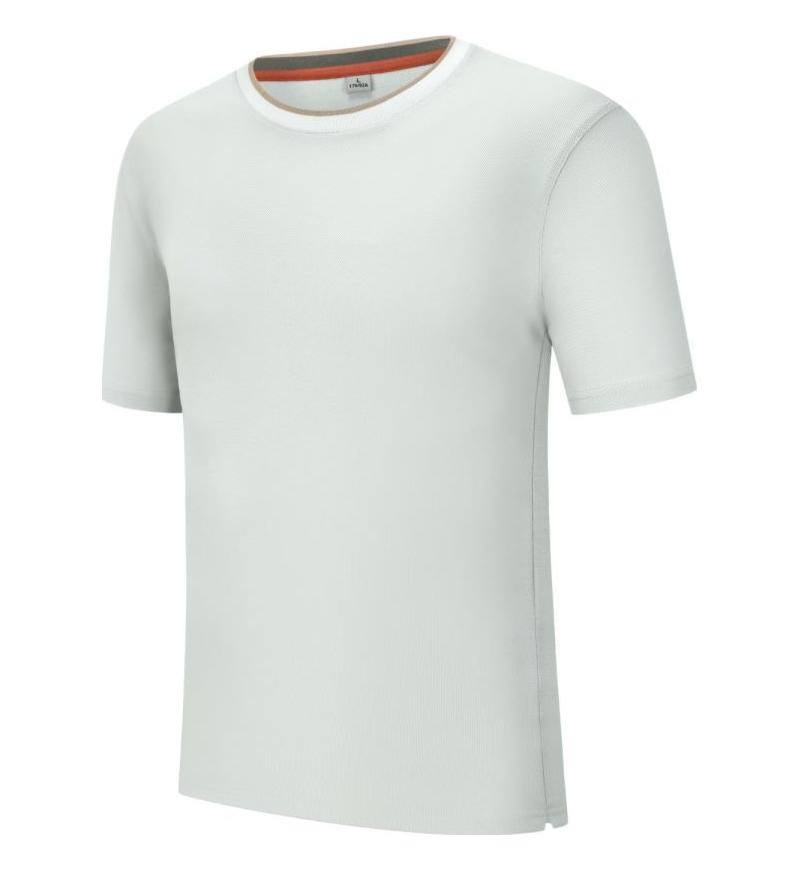 Minimalist Summer Crew Neck Tops Unisex T-shirt  Solid Color Unisex Lightweight T-shirt for Women and Men YG-247
