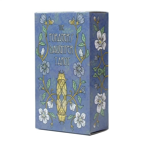 The Forager's Daughter Tarot Deck, 78 Card Mysterious Divination Set, Divination Tool, Smooth Shuffle, 10.3x6cm, Ideal for Spiritual Insights and Part