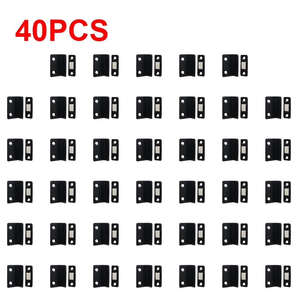 Punch Free Sliding Door Stop Strong Magnetic L-shaped Door Touch Magnetic Suction Invisible Anti Collision Furniture Hardware