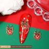 10Pcs/set Christmas Tree Christmas Nail Decorations Christmas Nail Accessories  Manicurist