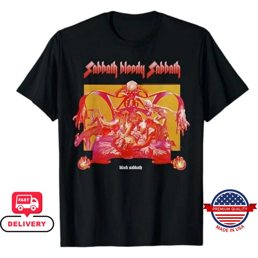 NEW Black Sabbath Sabbath Bloody Sabbath Official Bright Graphic T-Shirt Unisex Unisex T-Shirt S