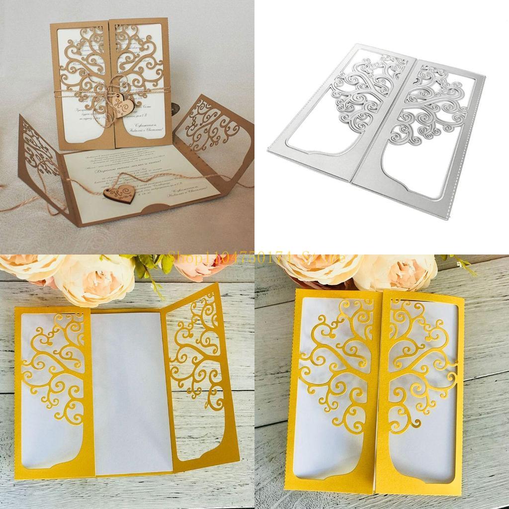 Wishing Tree Metal Cutting Dies Stencil DIY Scrapbooking Album Stamp Paper Card Embossing Craft Decor top sale