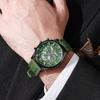 Men'S Watch Men'S Watch Casual Calendar Silicone Waterproof Quartz Watch