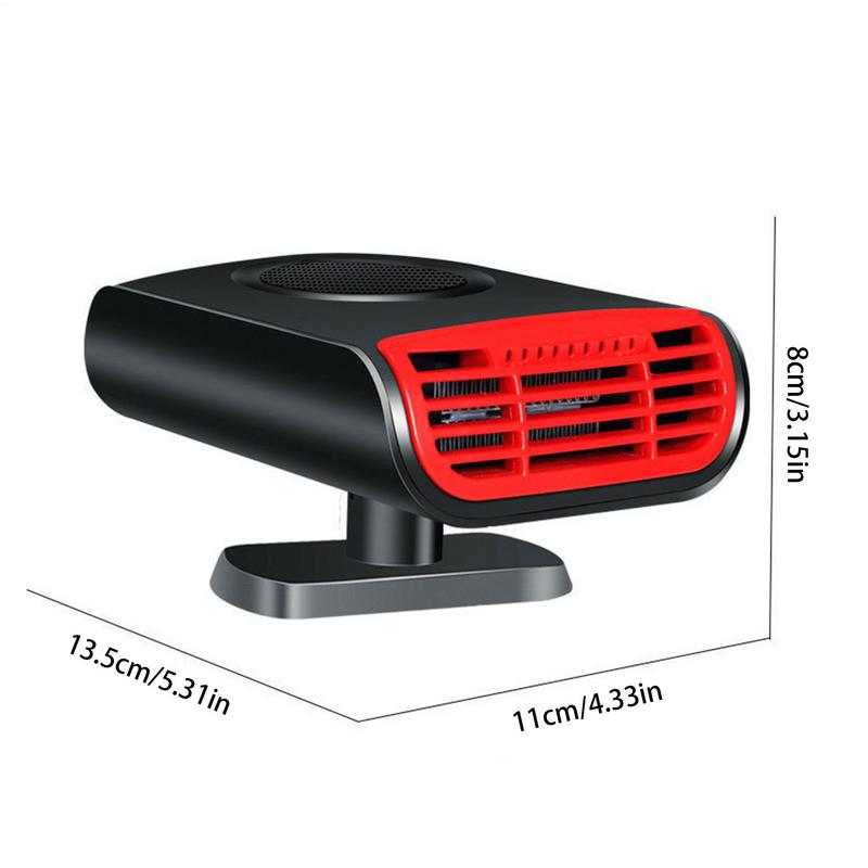 Car Space Heater Fast Heating Car Defroster Plug-in Small Air Heater For Cars Auto Heater Fan Defogger Defroster With