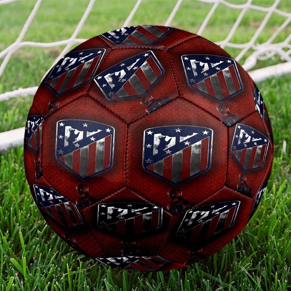 Fußballverein Aufdruck Größe 5 Fußball, Standard-Spielball für Sportspiele und Mannschaftstraining, Ideales Geschenk für Fußballfans