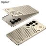 Aluminum Fragrance Hollow Heat Dissipation Phone Case For Samsung S23 S24 S25 S26 Ultra Lens Protection Shockproof Cover