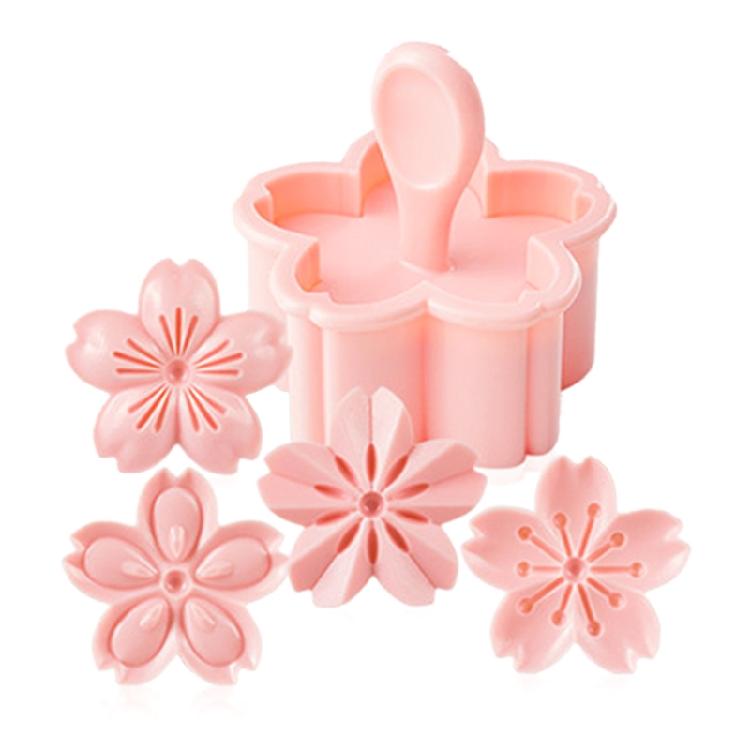

Cherry Blossom Cake Cookie Make DIY Fondant Cutters Flower-Shape Hand Pressure 1