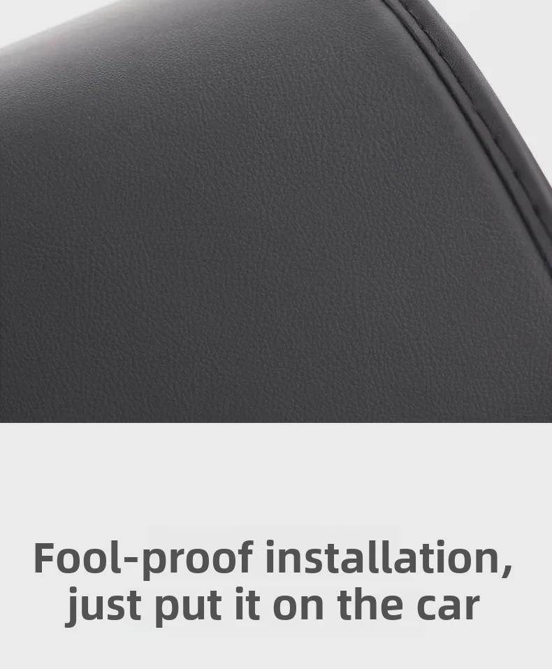 Kofferraumschutzpolster aus Leder für den Innenraum des Tesla Model 3/Y