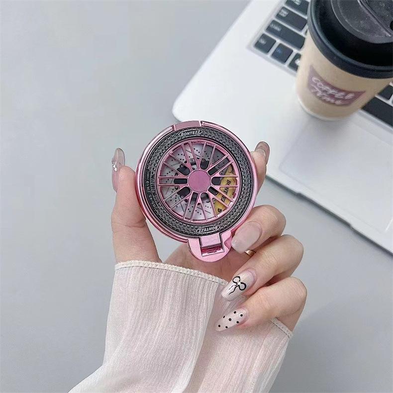 Fingertip gyro mobile phone case rotating bracket magnetic folding magnetic wireless charging magsafe universal desktop bracket