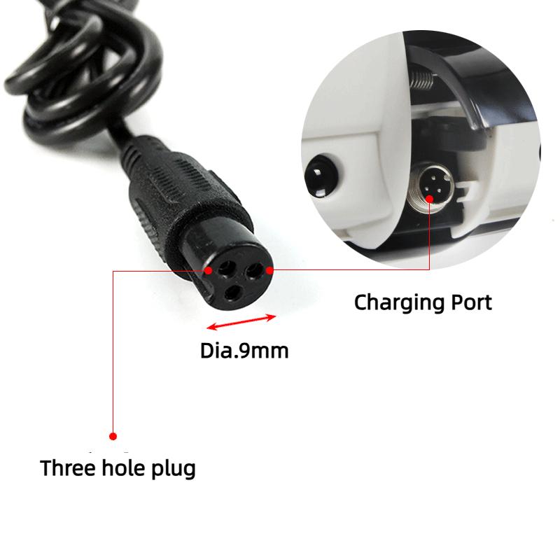 42V 2A Lithium Charger for Smart Electric Balance Wheel,Self Balancing Hover Board