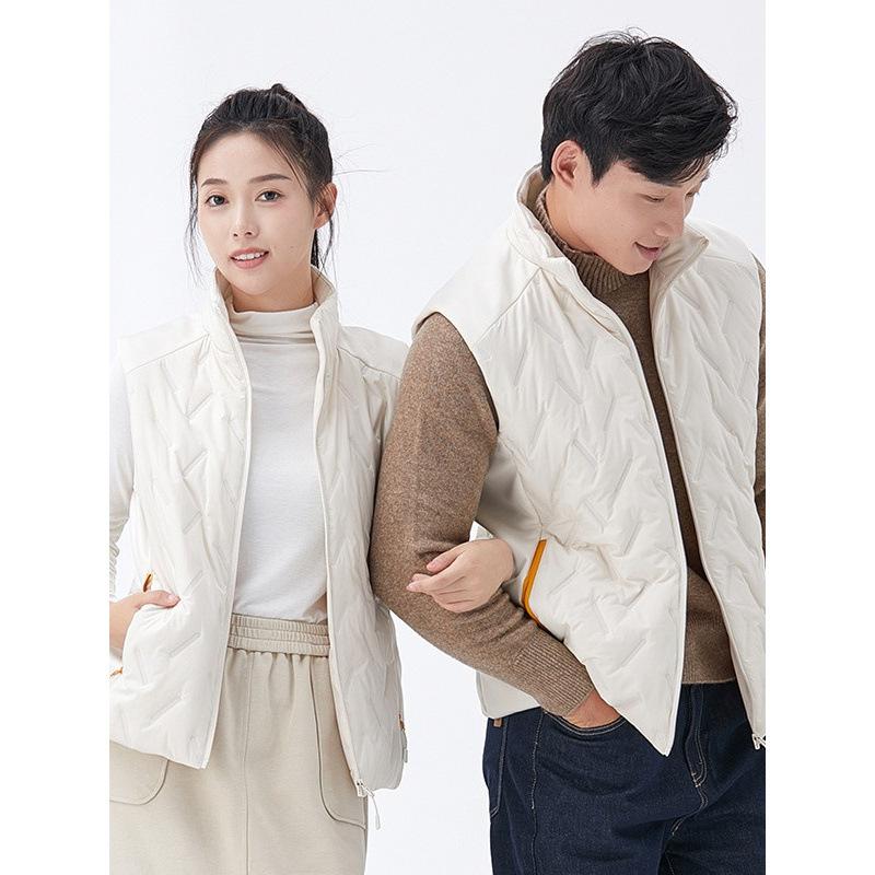 Neue Paar Herbst- und Winter Baumwollweste Sport und Freizeit Herren- und Damen Gleich Ärmellos Warm Stehkragen Weste Jacke