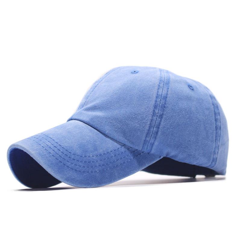Simple light board fashion cap washed baseball cap men's and women's outdoor sunshade casual hat tide