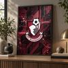 Bournemouth Football Diamond Painting Kit 5D Full Drill DIY Diamond Mosaic Wall Art Home Decor
