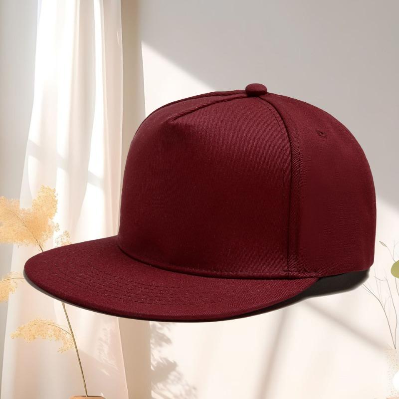 Cotton flat-brimmed hat men's and women's sunshade cap hip-hop personality trend hip-hop hat embroidery