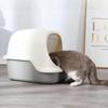 Totally Enclosed Pet Litter Box Extra Large Deodorant Cat Toilet with Litter Shovel Spillproof Cat Litter Box Closed Cat Sandbox