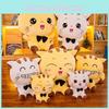 Big Cat Face Plush Toy Soft Stuffed Animal Doll Bedroom Decoration Kids Gift