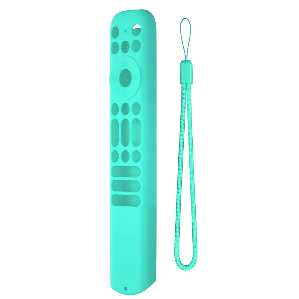 

Силіконова накладка зі шнурком. Силіконовий накладний чохол протиударний чохол для телевізійного пульта дистанційного керування для TCL RC813 RC902V RC923. оливковий колір