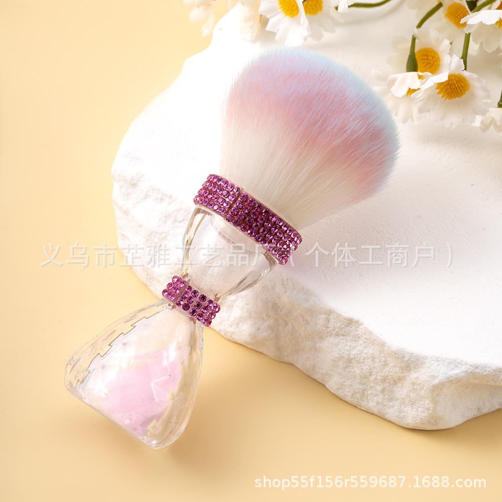 Diamond-set Diamond Premium Sense Multifunctional Hot Sale Single Nail Art Dust Loose Powder Brush Makeup Brush Beauty Tools