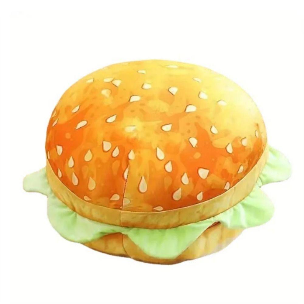 Plush Realistic Burger Pillow Simulation Burger Simulation Burger Plush Pillow  Children Toys