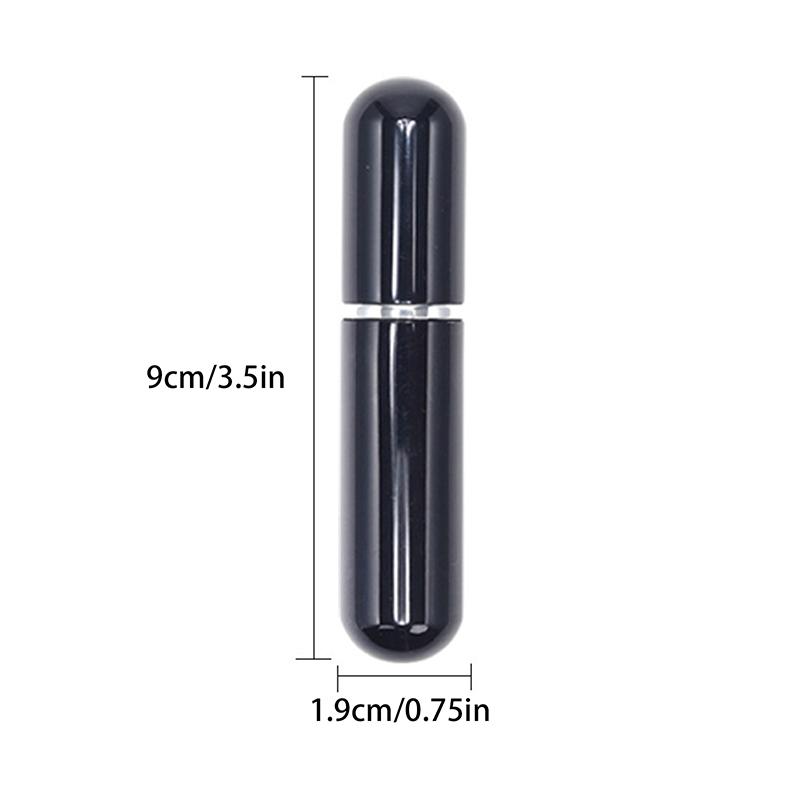 1Pcs Nasal Inhalers For Essential Oils Aromatherapy Blank Aluminum Tubes 5Ml Refillable Bottles With Replacement Wicks