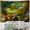 Enchanted Forest Mushroom Tapestry Wall Hanging Bohemian Tapiz Hippie Art Wall Background Decor Cloth