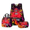 3D Game Gorilla Tag Backpack Lunch Bag Pencil Case 3-Piece Set Print Kids Teenagers Durable Waterproof School Bag